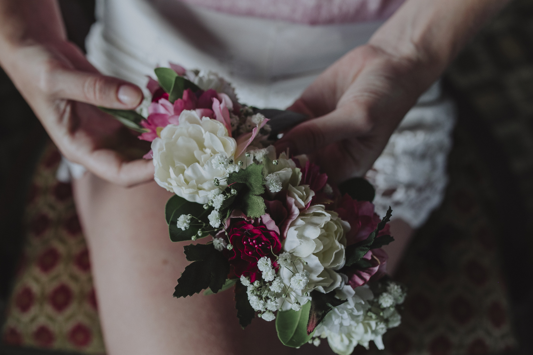 tocado de novia - corona de flores - uruguay - nye